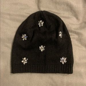 Betsey Johnson Jewel Beanie Hat